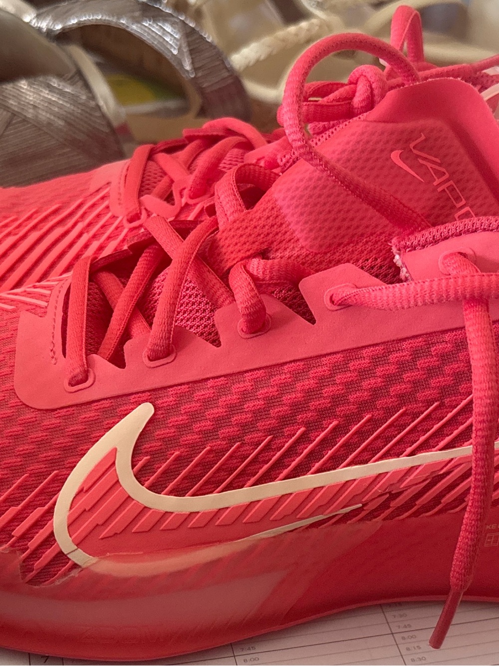 Nike Court Air Zoom Vapor 11 HC Tennis Shoes Aster Pink DR6965-600 Size 11.5 NEW - Picture 9 of 9